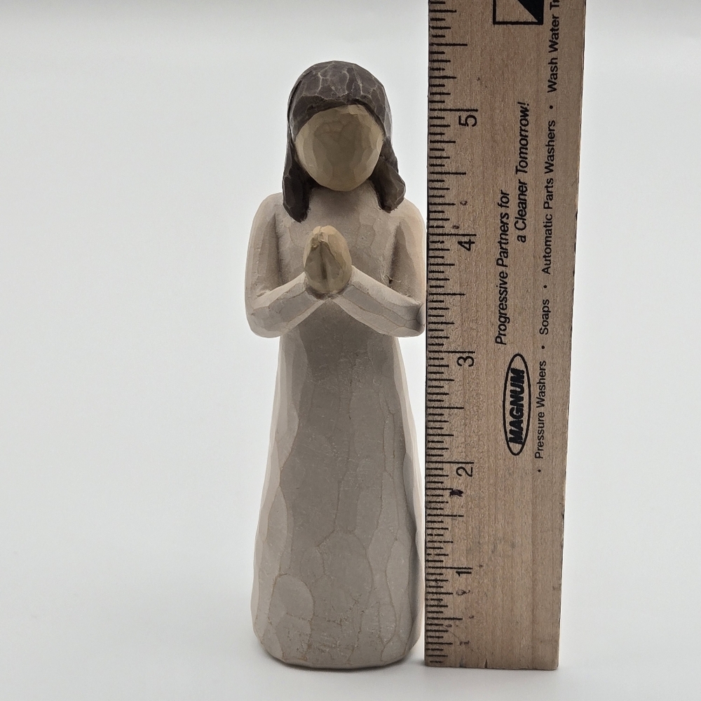 Vintage Willow Tree Sisters By Heart Praying Girl Figurine Signed 2000 Lordi - Picture 11 of 12